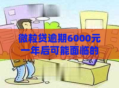 微粒贷逾期6000元一年后可能面临的后果及走访风险解答