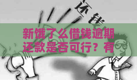 新饿了么借钱逾期还款是否可行？有什么宽限期或者期策略？