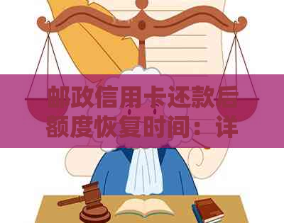 邮政信用卡还款后额度恢复时间：详细步骤及影响因素分析