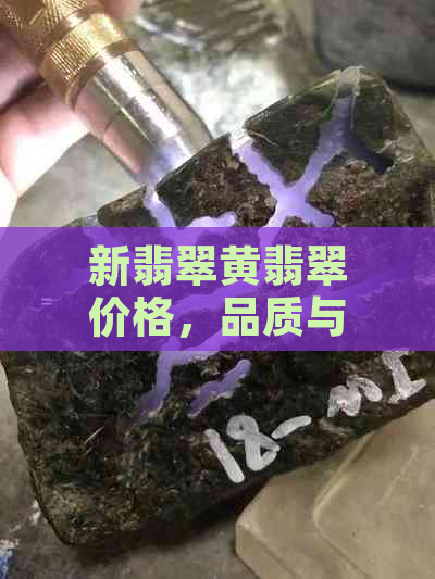 新翡翠黄翡翠价格，品质与选购指南，你了解吗？