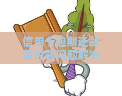 信用卡逾期还款首付款问题解决方法，相关操作指南和风险提示