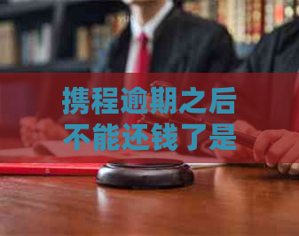 携程逾期之后不能还钱了是什么原因：探讨携程逾期还款失败的原因。