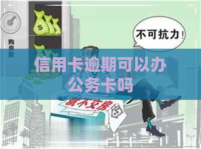 信用卡逾期可以办公务卡吗