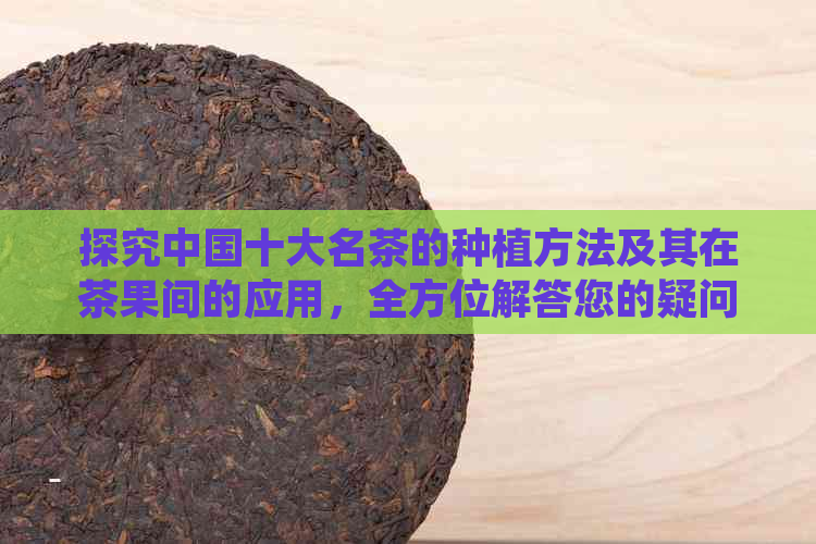 探究中国十大名茶的种植方法及其在茶果间的应用，全方位解答您的疑问