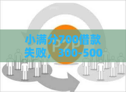 小满分700借款失败，300-500元