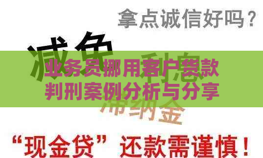 业务员挪用客户货款判刑案例分析与分享——如何应对及防范此类问题