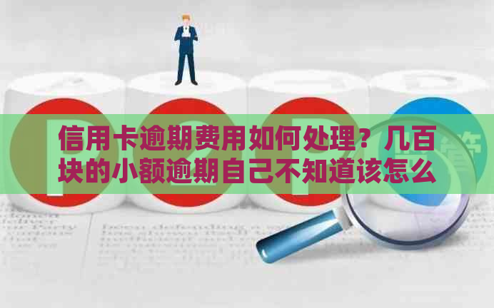 信用卡逾期费用如何处理？几百块的小额逾期自己不知道该怎么办