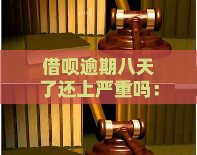 借呗逾期八天了还上严重吗：后果、起诉与影响详解