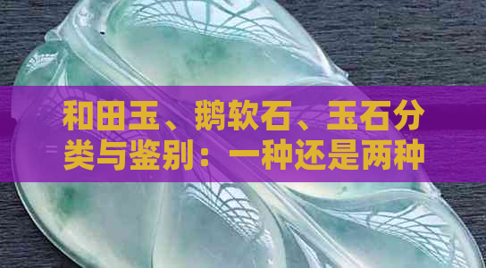 和田玉、鹅软石、玉石分类与鉴别：一种还是两种？