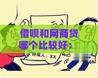 借呗和网商贷哪个比较好： 下款、借款与适用性全解析