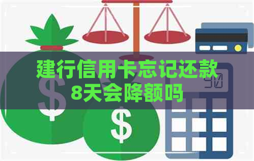 建行信用卡忘记还款8天会降额吗