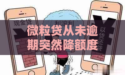 微粒贷从未逾期突然降额度，原因及解决办法是什么？