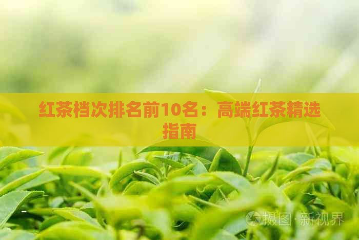 红茶档次排名前10名：高端红茶精选指南