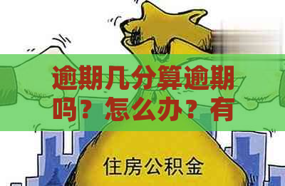 逾期几分算逾期吗？怎么办？有影响吗？会上吗？