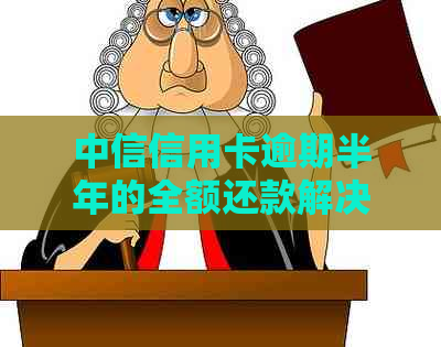 中信信用卡逾期半年的全额还款解决方案及相关问题解答