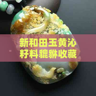 新和田玉黄沁籽料貔貅收藏级介绍与鉴别，了解购买与保养技巧