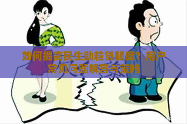 如何提高民生助粒贷额度？用户常见问题解答与策略