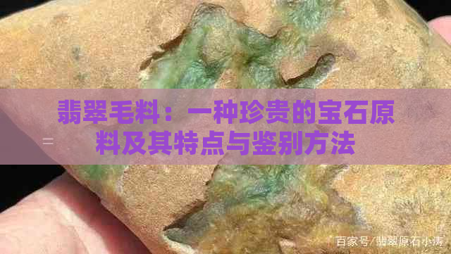 翡翠毛料：一种珍贵的宝石原料及其特点与鉴别方法