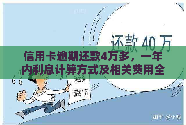 信用卡逾期还款4万多，一年内利息计算方式及相关费用全面解析