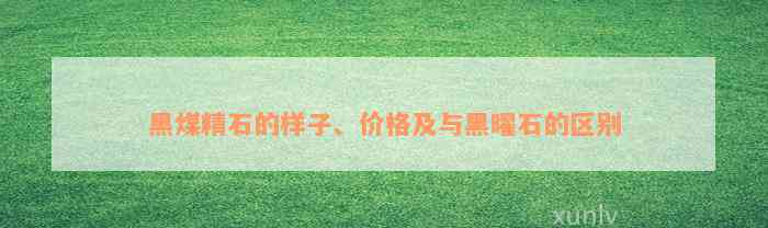 黑煤精石的样子、价格及与黑曜石的区别