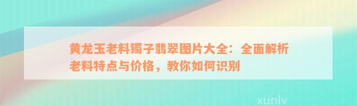 黄龙玉老料镯子翡翠图片大全：全面解析老料特点与价格，教你如何识别