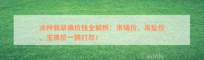 冰种翡翠佛价钱全解析：市场价、吊坠价、玉佛价一网打尽！