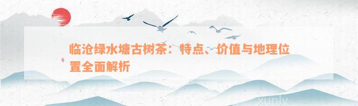 临沧绿水塘古树茶：特点、价值与地理位置全面解析