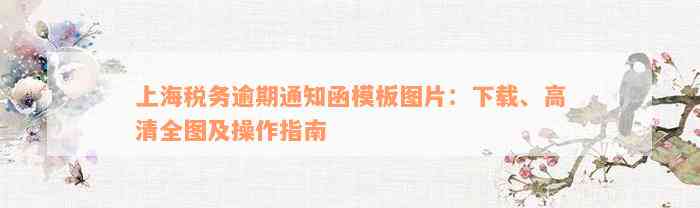 上海税务逾期通知函模板图片：下载、高清全图及操作指南