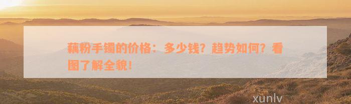 藕粉手镯的价格：多少钱？趋势如何？看图了解全貌！