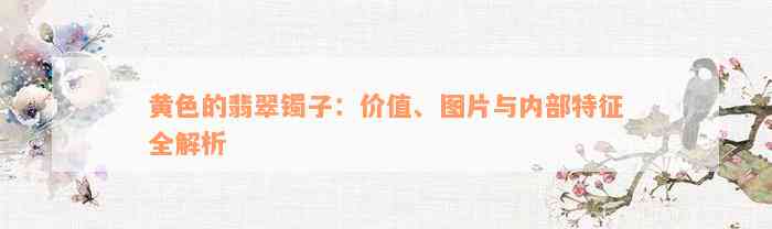 黄色的翡翠镯子：价值、图片与内部特征全解析