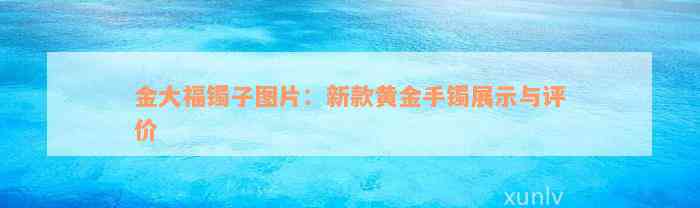 金大福镯子图片：新款黄金手镯展示与评价