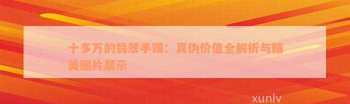 十多万的翡翠手镯：真伪价值全解析与精美图片展示