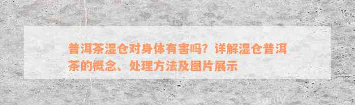 普洱茶湿仓对身体有害吗？详解湿仓普洱茶的概念、处理方法及图片展示