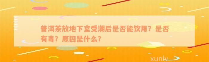 普洱茶放地下室受潮后是否能饮用？是否有毒？原因是什么？