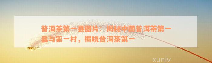 普洱茶第一县图片：揭秘中国普洱茶第一县与第一村，揭晓普洱茶第一