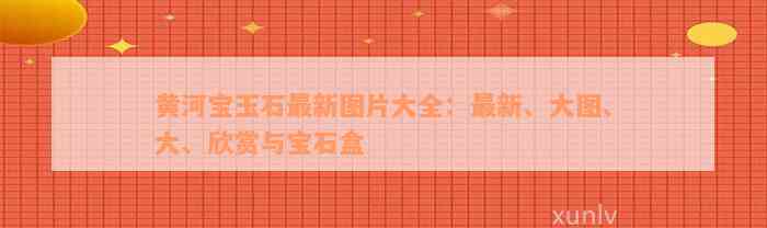 黄河宝玉石最新图片大全：最新、大图、大、欣赏与宝石盒