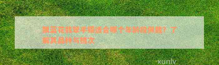 飘蓝花翡翠手镯适合哪个年龄段佩戴？了解其品种与档次