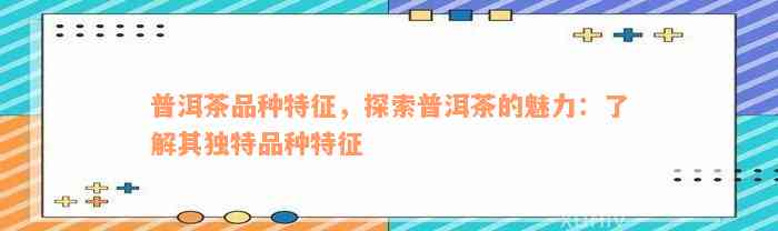 普洱茶品种特征，探索普洱茶的魅力：了解其独特品种特征