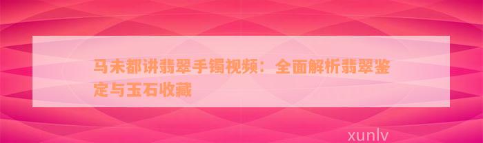 马未都讲翡翠手镯视频：全面解析翡翠鉴定与玉石收藏