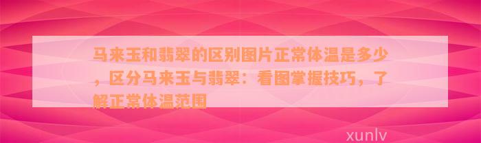 马来玉和翡翠的区别图片正常体温是多少，区分马来玉与翡翠：看图掌握技巧，了解正常体温范围