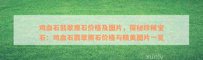 鸡血石翡翠原石价格及图片，探秘珍稀宝石：鸡血石翡翠原石价格与精美图片一览