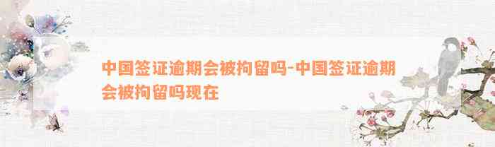 中国签证逾期会被拘留吗-中国签证逾期会被拘留吗现在