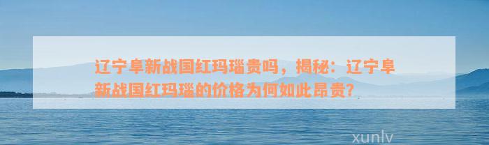 辽宁阜新战国红玛瑙贵吗，揭秘：辽宁阜新战国红玛瑙的价格为何如此昂贵？