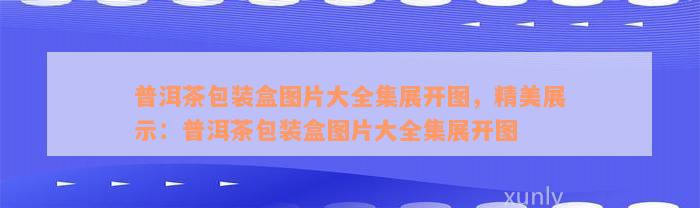 普洱茶包装盒图片大全集展开图，精美展示：普洱茶包装盒图片大全集展开图