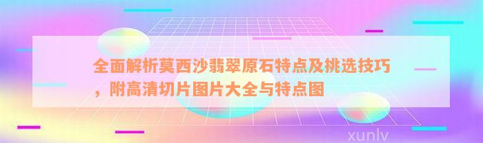 全面解析莫西沙翡翠原石特点及挑选技巧，附高清切片图片大全与特点图