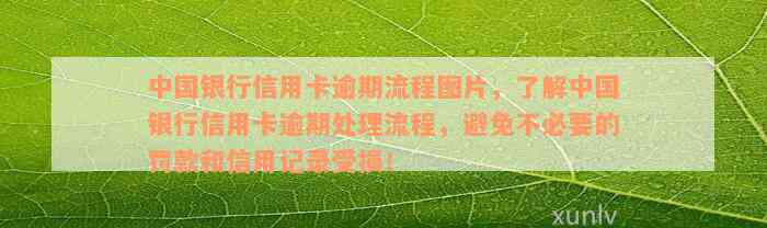 中国银行信用卡逾期流程图片，了解中国银行信用卡逾期处理流程，避免不必要的罚款和信用记录受损！